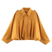 Mixiedress Lapel Zip Up Trendy Bomber Jacket