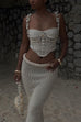 Mixiedress Side Slit Knit Bodycon Maxi Skirt