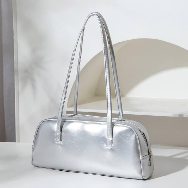 Mixiedress Top Handle Faux Leather Shoulder Bag