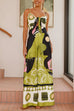 Mixiedress Tie Front Cut Out Wide Leg Printed Cami Jumpsuit