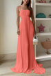 Mixiedress Spaghetti Strap Back Cut Out Pleated Maxi Dress