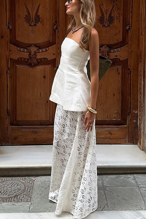 Mixiedress Chicest Strapless Tube Solid Top