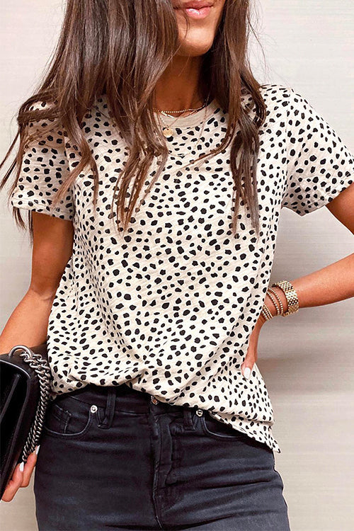 Mixiedress Short Sleeve Printed Sweet T-shirt
