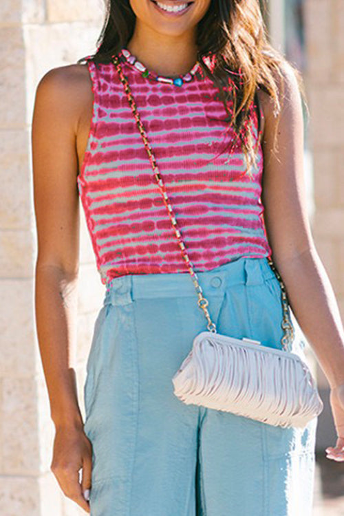 Mixiedress Slim Fit Tie Dye Tank Top