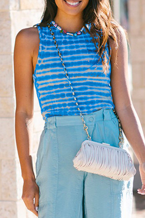 Mixiedress Slim Fit Tie Dye Tank Top