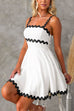 Mixiedress Waisted Ric Rac Color Block Cami Sundress