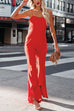 Mixiedress Casual Bell Bottom Cami Jumpsuit