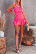 Mixiedress Frilled Tie Shoulder Smocked Ruffle Mini Dress