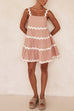 Mixiedress Color Block Ric Rac Mini Cami Dress