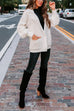 Mixiedress Splice Single Button Pocketed Knitting Sweater Blazer