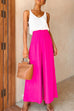 Mixiedress Elastic Waist Wide Leg Palazzo Pants