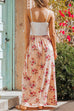 Mixiedress Floral Printed Splice Maxi Cami Holiday Dress
