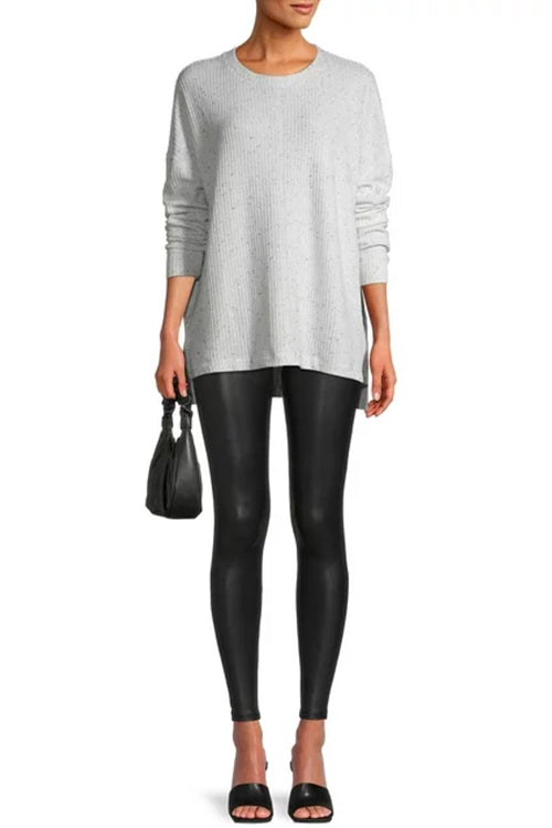 Mixiedress High Waist Faux Leather Full-length Leggings