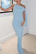Mixiedress Sleeveless Tie Knot Bodycon Maxi Dress