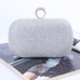 Mixiedress Sparkly Rhinestones Ring Clasp Evening Handbag