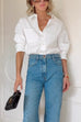 Mixiedress Lapel Long Sleeves Button Up Blouse Shirt