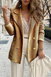 Mixiedress Fashion Lapel Buttons Cardigans with Pockets