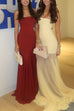 Mixiedress Strapless Tube Flare Mesh Maxi Party Dress