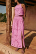 Mixiedress Sleeveless Hollow Out Lace Crop Top