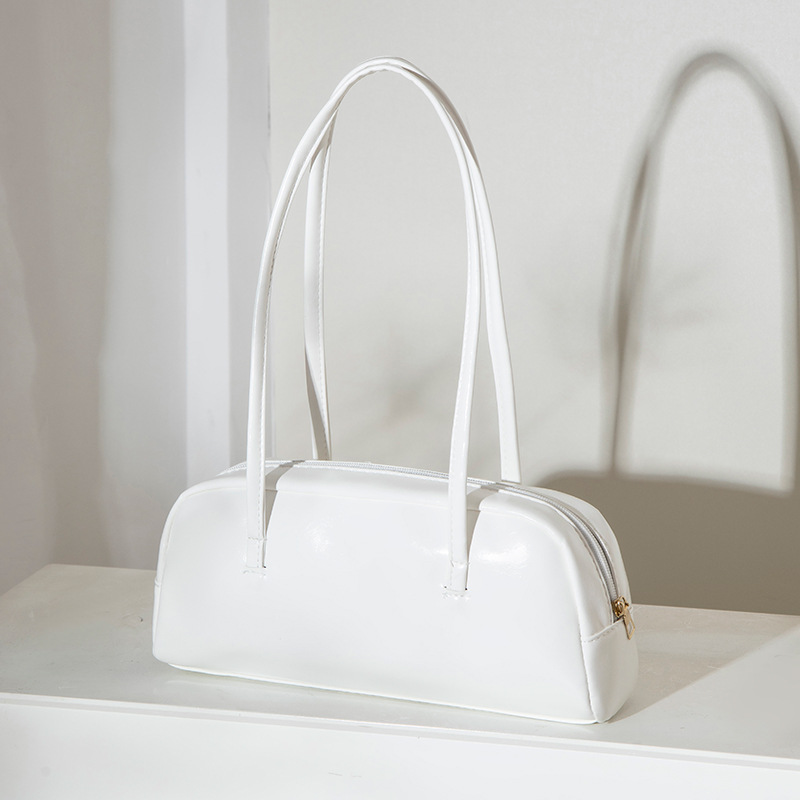 Mixiedress Top Handle Faux Leather Shoulder Bag