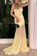 Mixiedress Strapless Tube Flare Mesh Maxi Party Dress