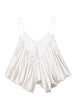Mixiedress Spaghetti Strap Draped Satin Top