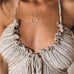 Mixiedress Halter Backless Tie Knot Printed Maxi Vacation Dress