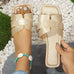 Mixiedress Summer Comfy Flat Slide Sandals