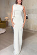 Mixiedress Sleeveless Tie Knot Bodycon Maxi Dress