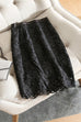 Mixiedress High Rise Lace Hollow Out Midi Skirt