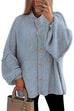 Mixiedress Button Up Balloon Sleeves Sweater Cardigan
