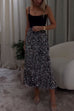 Glam High Rise Sequin Midi Skirt