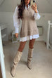 Mixiedress V Neck Side Split Trendy Sweater Vest