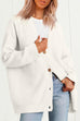 Mixiedress Button Down V Neck Loose Ribbed Knit Cardigan