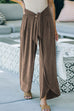 Mixiedress Tie Knot Waist Wide Leg Pants