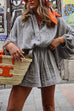 Mixiedress Oversized Long Sleeves Blouse Shirt Wide Leg Shorts Set