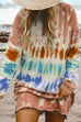 Mixiedress Long Sleeve Tie Dye Sweatshirt Dress