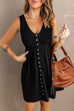 Mixiedress Button Down Tank Mini Dress in 4 Colors