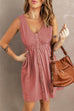 Mixiedress Button Down Tank Mini Dress in 4 Colors