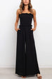 Mixiedress Off Shoulder Sleeveless Wide Leg Jumpsuit