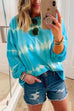 Mixiedress Fashion Style Crewneck Tie Dye Long Sleeve T Shirt