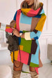 Mixiedress Long Sleeve Printed Hoodied Sweatshirt Dress