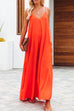 Mixiedress V Neck Wide Leg Cami Jumpsuit with Pockets