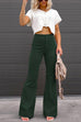 Mixiedress High Waist Bell Bottomed Corduroy Pants