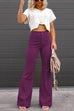 Mixiedress High Waist Bell Bottomed Corduroy Pants