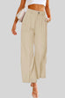 Mixiedress High Waist Wide Leg Pants with Pockets