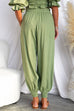 Drawstring Elastic Waist Comfy Lounge Harem Pants