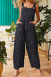 Mixiedress Pocketed Wide Leg Floral Print Tank Jumpsuit