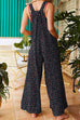 Mixiedress Pocketed Wide Leg Floral Print Tank Jumpsuit