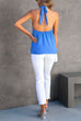 Mixiedress Sleeveless Cut Out Halter Backless Top